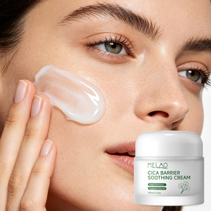 Crème hydratante pour le visage à la centella, à la niacinamide et aux céramides, biologique, personnalisée, en marque privée, pour peaux sensibles - Product Image 6