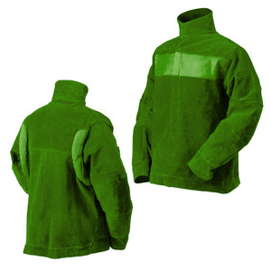 เสื้อแจ็คเก็ตหนังวัวแบบแยกชิ้น ทนความร้อน ป้องกันเปลวไฟ สำหรับงานเชื่อมโลหะ ชุดป้องกันสำหรับงานอุตสาหกรรม เสื้อผ้าป้องกันสำหรับการทำงาน - Product Image 5