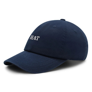 <b>Navy</b> <b>Blue</b> 5-Panel Baseball <b>Cap</b> Polyester Embroidered Logo Unisex Adjustable Twill Casual Adult Four Seasons Metal Buckle - Product Image 2