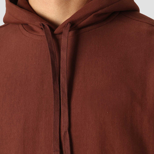 Sweat à capuche zippé oversize uni avec poche, personnalisable, 100 % coton molletonné, écologique, pour homme et femme, collection automne - Product Image 6