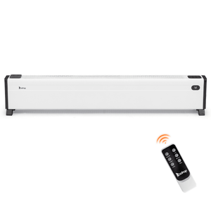 48\" Electric Baseboard Heater with 1500W 3 Heat Settings Remote Control 12H Built-in Humidifier Space Heater Comfort Features - Product Image 1