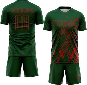 Custom Soccer Team Jersey Set Printed Personalized Men Women Youth <b>Athletic</b> Training Uniforms Sports Fan Tshirts Shorts - Product Image 1