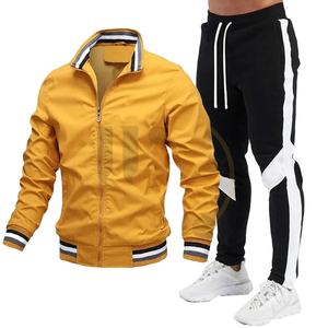 Chándales de gimnasio de diseño personalizado para hombre, alta calidad, 100% algodón, transpirable, informal, sublimación, últimos conjuntos de ropa deportiva de invierno - Product Image 1
