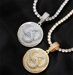 Colgante de Hip-Hop Popular en Europa y Estados Unidos con Incrustaciones de Circonia, Personalizado para Hombres y Mujeres, Accesorios de Moda Rap - Product Image 6