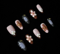 Ongles press-on personnalisés faits à la main, qualité supérieure, réutilisables, faux ongles, fabrication OEM ODM