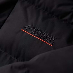 Veste matelassée à capuche pour homme, hiver, noire, couleur unie, manches longues, épaisse, coupe-vent, fermeture éclair, coupe classique - Product Image 4