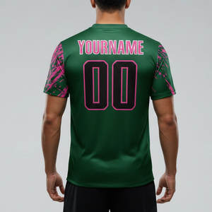 เสื้อฟุตบอลสั่งทำพิเศษ คุณภาพสูง ผลิตจากโพลีเอสเตอร์ แขนสั้น สำหรับกีฬา พร้อมพิมพ์โลโก้ทีม สำหรับการฝึกซ้อม การแข่งขัน และจำหน่ายจำนวนมาก - Product Image 4