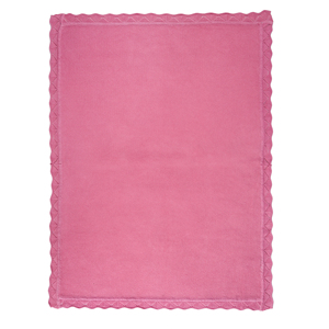 Eco-Friendly Cute Rose Pink Knitted Baby <b>Blanket</b> 100% Cotton Solid Color Rectangle 209-278g Heirloom <b>Throw</b> <b>Blanket</b> Vietnam - Product Image 5