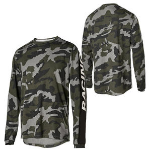 Maillot de course personnalisé de haute qualité imprimé pour hommes adultes, été, motocross, VTT, séchage rapide, respirant, anti-UV, % polyester - Product Image 6