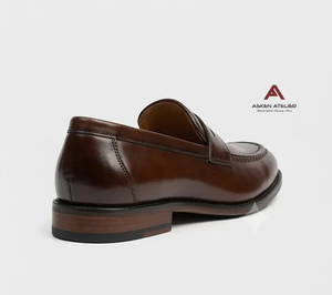 Asken Atelier Mocassins Penny pour Hommes en Cuir Synthétique Premium, Chaussures Habillées Antidérapantes à Enfiler, Élégantes, Classiques, Formelles, pour le Bureau - Product Image 3