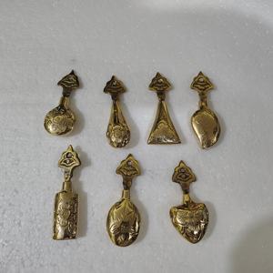 Women's Traditional Style Brass Eye Liner Box Natural Eye <b>Powder</b> Storage Pot Religious Style Metal Makeup Container Surmedani - Product Image 4