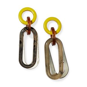 Handmade Resin Craft Earrings DIY Decorative Accessories <b>Gift</b> Supplies Wholesale Colorful Epoxy Resin Earrings Creative Handmade - Product Image 1