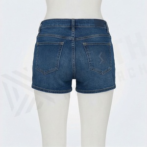 Pantalones Cortos de Mezclilla Transpirables de Verano para Mujer, Pantalones Vaqueros de Color Personalizado para Chicas, Ropa Sexy de Alta Calidad - Product Image 2