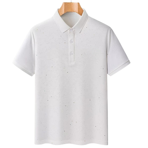 Polo de Alta Calidad para Hombre, Brillante, de Algodón Premium, Transpirable, Suave, Cómodo, Ligero, de Manga Corta, Corte Clásico - Product Image 4