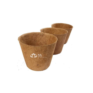 กระถางใยมะพร้าวธรรมชาติที่ดีที่สุด สำหรับเพาะต้นกล้าและส่งออก - Product Image 1