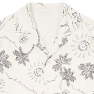 Chemise Tropicale Homme à Motif Palmiers Manches Courtes Respirante Légère Vêtement Décontracté d'Été pour la Plage - Product Image 3
