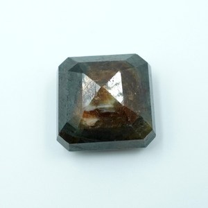 HAYAAT GEMS - Gema de Zafiro Azul Natural Cuadrada Facetada - 57 ct, Piedra de Fuego Dorada Tratada con Calor para Joyería - Product Image 2