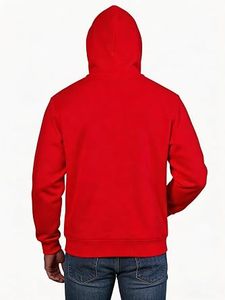Custom logo 14 oz Heavy Cotton Oversized Hoodie Heavyweight Blank Pullover Hoodie Without <b>String</b> Vintage Hoodies Men - Product Image 3
