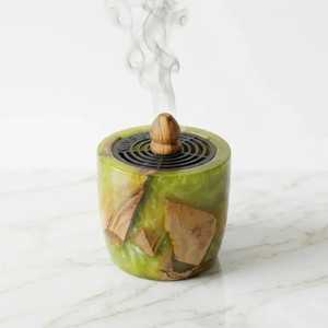 Quemador de Incienso Árabe Tradicional de Madera, Difusor de Aromaterapia Catalítico de Resina, Quemador de Varillas de Incienso - Product Image 4