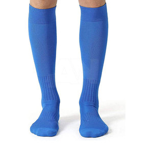 Chaussettes de football professionnelles unisexes, durables, respirantes, confortables, avec détail de bordure multicolore, séchage rapide, antidérapantes, performance hivernale - Product Image 1
