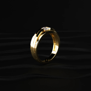 Anillo de diamante de corte princesa cultivado en laboratorio para hombre, certificado IGI, de color D a F, 0.50 ct, oro, plata, amarillo, blanco, rosa, brillo atemporal. - Product Image 4