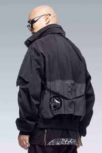 Men's Techwear <b>Jacket</b> <b>Waterproof</b> Tactical Windbreaker Functional Cyberpunk Streetwear Harajuku Utility Cargo Outdoor Outerwear - Product Image 3