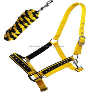 Caballo de nailon decorativo con diamantes de imitación, personalizado, halter, en muchos colores, doble capa, ajustable - Product Image 1