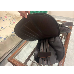 Vente en gros de selle de cheval western de haute qualité, selle d'obstacle anglaise, selle de dressage, selle de randonnée en cuir, séchage rapide, imprimée, OEM - Product Image 3