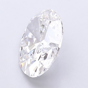 Diamant de laboratoire CVD ovale à taille brillant modifiée, 3,01 carats, couleur D, clarté VVS1, polissage excellent, certifié et durable - Product Image 2
