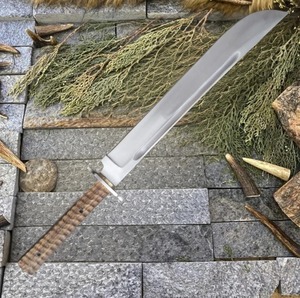 Cuchillo de caza con hoja de acero al carbono, mango de madera, filo recto, grado DIY, hoja única, para uso en exteriores - Product Image 5