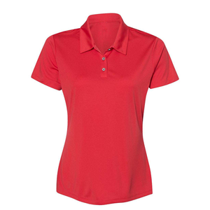 เสื้อโปโลผู้หญิง แขนสั้น ลำลอง ผ้าถัก สีพื้น ความยาวปกติ ย้อมสีเรียบ - Product Image 1