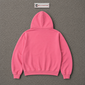 เสื้อฮู้ดกราฟิกพิมพ์ลาย Pink Art Never Comes To An End ทรงโอเวอร์ไซส์ สไตล์สตรีทแวร์ เสื้อสเวตเชิ้ตแบบสวม Unisex แฟชั่นลำลอง เสื้อฮู้ดลำลอง - Product Image 6