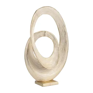 Modern Handmade Metal Sculpture Elegant Luxury Decor for Coffee <b>Table</b> <b>Console</b> Shelf Mantel Entryway DisplayPremium Handmade - Product Image 1