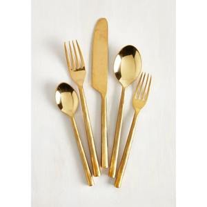 On <b>sale</b> Brass cutlery adds depth and richness to food presentation appearance of brass Besteck creates visual warmth - Product Image 6