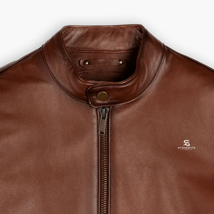 Vintage Leather <b>Biker</b> <b>Jacket</b> Men Premium Genuine Leather Motorcycle Casual Winter Outerwear <b>Jacket</b> Manufacturer - Product Image 4