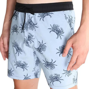 Shorts de bain en nylon personnalisés pour hommes, taille mi-haute, avec motifs décoratifs et poches, tailles XS à 6XL – Vente en gros, meilleur prix 2026 - Product Image 4