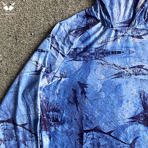 เสื้อฮู้ดตกปลาขายส่งพร้อมหน้ากากในตัว ป้องกันแสงแดด UPF 50+ ระบายอากาศได้ดี เสื้อผ้ากีฬากลางแจ้งสำหรับตกปลา - Product Image 5