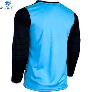 Maillot de Gardien de But de Football Imprimé en Gros, Manches Longues, Rembourré, Protection UV Personnalisée, Respirant, Services OEM - Product Image 6