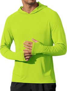 Sudadera con Capucha para Hombre 2026, Manga Larga, Secado Rápido, Color Sólido, Informal, Tejida en Poliéster, Corte Regular, para Verano - Product Image 6