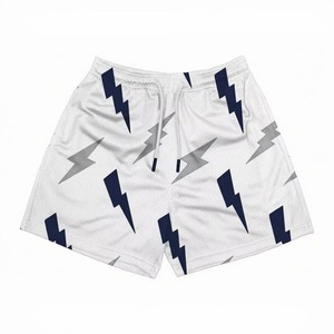 Men 100% Polyester Double <b>Layer</b> Custom Sublimation Printing Mesh Shorts Men Gym Sports Fitness Athletic Basketball Mesh Shorts - Product Image 3