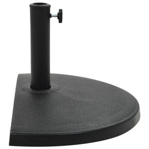 Base per Ombrellone in Poliresina Pesante Nera, Supporto Standard per Ombrelloni da Patio e Basi - Product Image 2