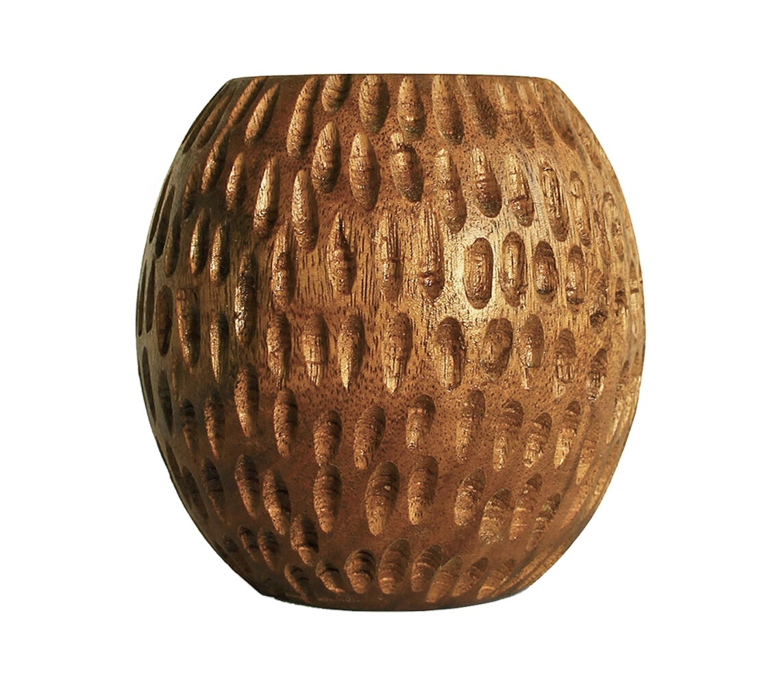 Ручная резная сеялка из дерева акации/ручная работа, деревянный Сферический Сеятель оптом и в розницу по самым доступным ценам.