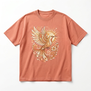 เสื้อยืดคอสมิกโกเลม |   เสื้อยืดผ้าฝ้ายหนา 240 GSM สีเทาเข้มลายอสเทโริดส์ สเปซ มอนสเตอร์ อาร์ต - Product Image 5