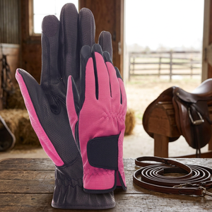 High Quality Custom Logo Summer <b>Thin</b> Stretch Racing <b>Gloves</b> for Women Men White Cotton Dressage Equestrian Horse Riding <b>Gloves</b> - Product Image 6