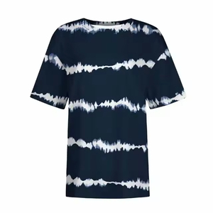 เสื้อยืดคอกลมทรงเข้ารูปสำหรับผู้หญิง ลายโลโก้รักษ์โลก ผ้าฝ้าย 100% เสื้อยืดแฟชั่นสำหรับผู้หญิง - Product Image 2