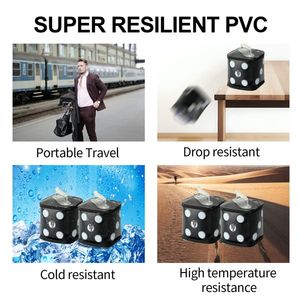 Manubri Portatili Pieghevoli da 20 libbre per Fitness, Set di Manubri Riempibili con Acqua in PVC a Forma di Dadi Divertenti per Uso Domestico e in Palestra - Product Image 5