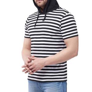Sudadera con Capucha de Forro Polar para Hombre, Personalizada con Bordado e Impresión Digital, Manga Corta, Color Sólido, con Cordón Ajustable, para Gimnasio, de Algodón - Product Image 3
