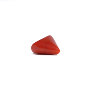 Natural Red Coral 7.7 Carat Oval Cabochon Loose Gemstone for Fine Jewelry - Product Image 3