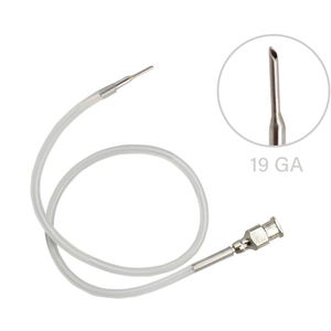 Lewicky Infusion Cannula 19G Ophthalmic Infusion Cannula Eye Surgery Instrument Stainless Steel - Product Image 2