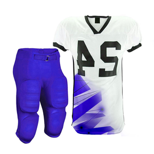 Uniforme de Fútbol Americano Personalizado OEM, Transpirable, de Alta Calidad, 100% Poliéster, con Logotipo y Color Personalizados para Equipos Masculinos - Product Image 4